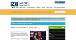 Desktop Screenshot of nagelcontractors.com
